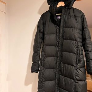Long down Patagonia puffer jacket